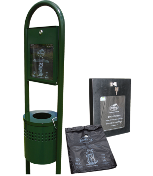 Dog Waste Bags and Dispensers