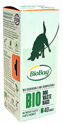 BioBag Bio hundeposer på rull - Biologisk nedbrytbar og komposterbar pose - 186451